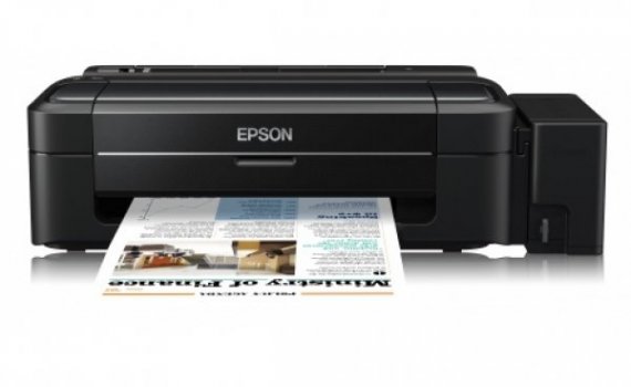 фото Epson L300 с оригинальной СНПЧ изображение Принтер Epson L300 с СНПЧ