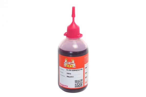 фото Фоточернила (водорастворимые) для Epson изображение Фото-чернила Lucky Print L100 Magenta (100 ml)