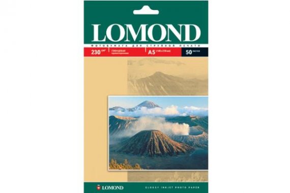 изображение Глянцевая фотобумага Lomond (13*18, 230 г/м2), 50 листов