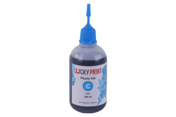 изображение Фото-чернила Lucky Print для Epson L1300 Cyan (100 ml)
