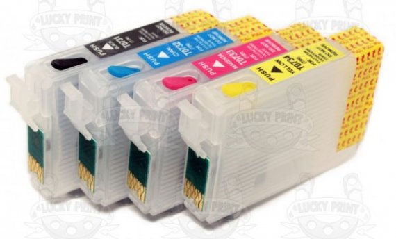 фото ПЗК для EPSON TX109 изображение Перезаправляемые картриджи Epson TX109
