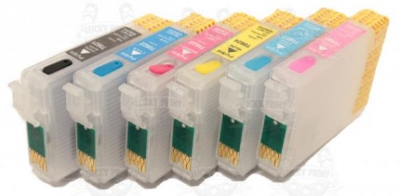 фото ПЗК Epson R390 изображение Перезаправляемые картриджи Epson R390