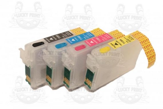 фото ПЗК для Epson SX535WD изображение Перезаправляемые картриджи Epson SX535WD