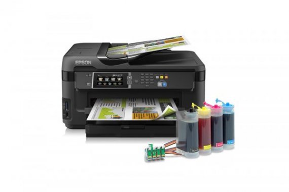 фото Epson WF-7610DWF с СНПЧ King Size изображение МФУ Epson WorkForce WF-7610DWF с СНПЧ King Size