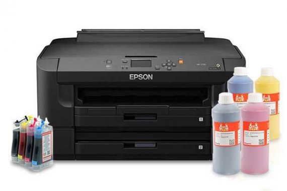 фото Epson WF-7110DTW с СНПЧ Standart изображение Принтер Epson WorkForce WF-7110DTW с чернилами 1 литр