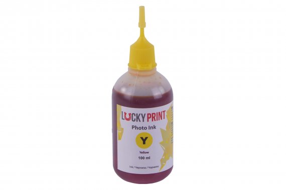 изображение Фото-чернила для Canon Lucky Print 521 Yellow (100 ml)