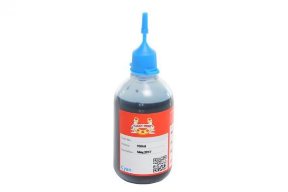 фото Фоточернила (водорастворимые) Lucky Print L550 изображение Фото-чернила Lucky Print L550 Cyan (100 ml)