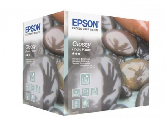 изображение Epson Glossy Photo Paper, 500 л, 225 г.
