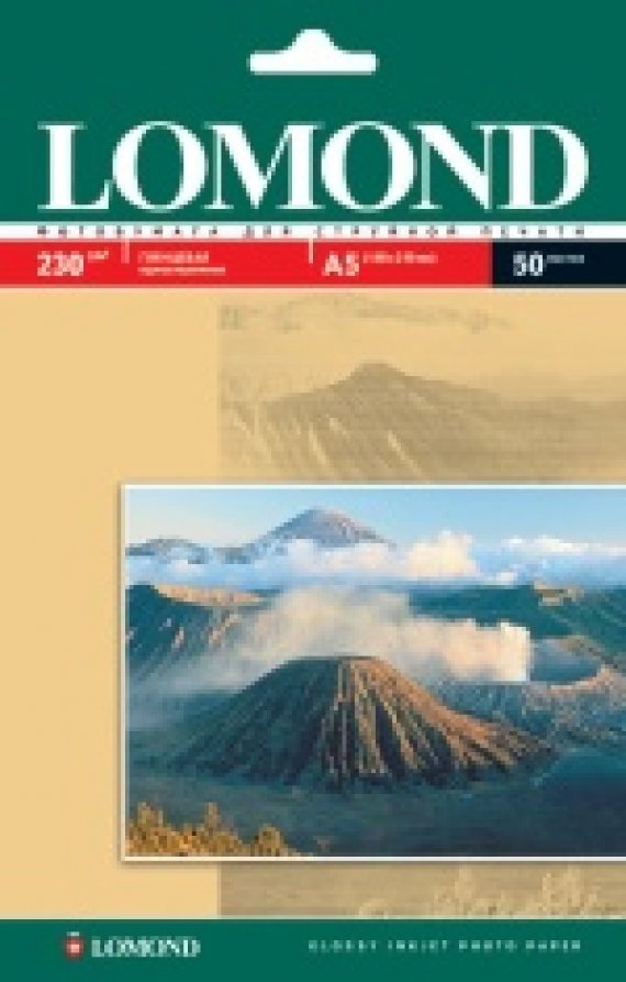 фото Глянцевая фотобумага Lomond изображение Глянцевая фотобумага Lomond (13*18,230 г/м2), 50листов