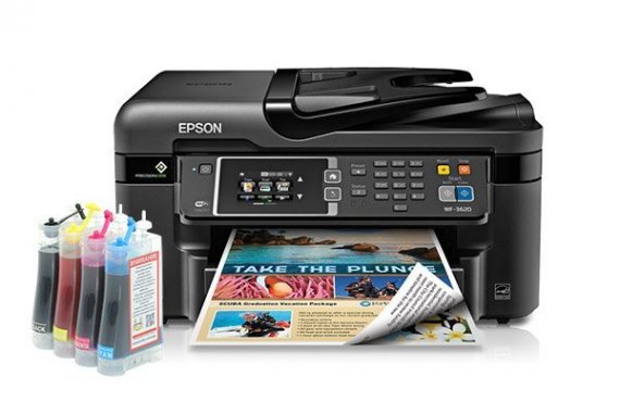 фото Epson WF-3620 изображение МФУ Epson Workforce WF-3620 с СНПЧ