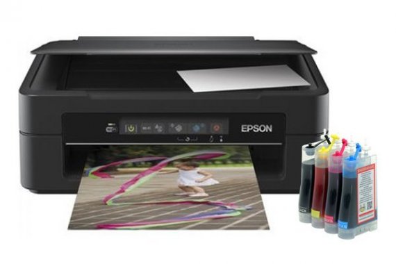 фото Epson XP-225 изображение МФУ Epson Expression Home XP-225 с СНПЧ