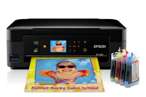 фото Epson XP-400 изображение МФУ Epson Expression Home XP-400 с СНПЧ