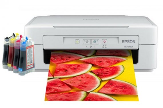 фото Epson Colorio PX-045A изображение МФУ Epson Colorio PX-045A с СНПЧ