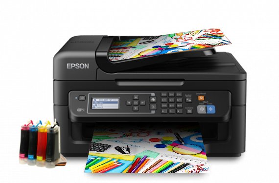 фото Epson WF-2630 изображение МФУ Epson Workforce WF-2630 с СНПЧ