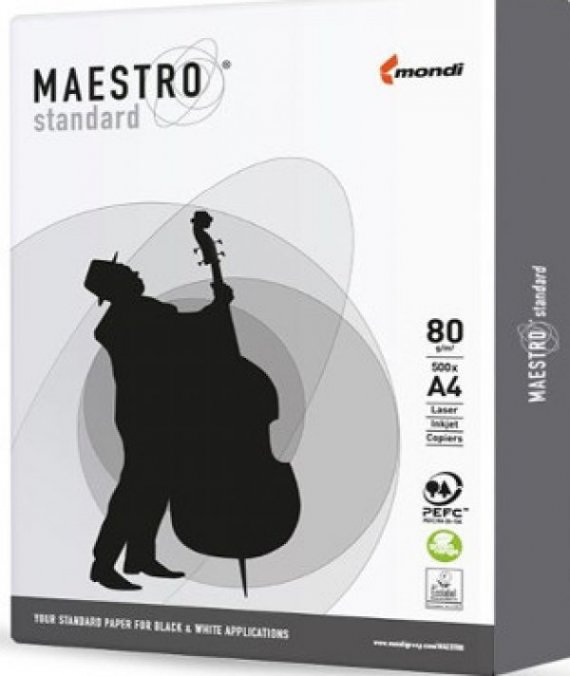 изображение Офисная бумага Maestro Standard (А4, 80 г/м2), 500 листов