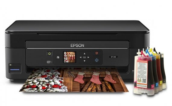 фото Epson XP-342 изображение МФУ Epson Expression Home XP-342 с СНПЧ