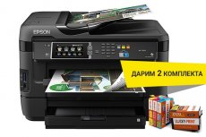 изображение Epson WF-7620DTWF с совместимыми картриджами