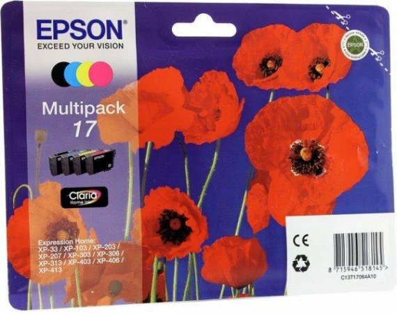 фото Оригинальные картриджи T170 для Epson XP-306 2 изображение Оригинальные картриджи T170 для Epson XP-306 2