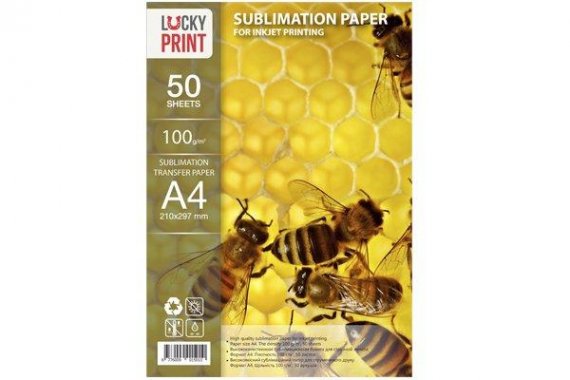 фото Сублимационная бумага изображение Сублимационная бумага Lucky Print (А4, 50 листов, 100гр.) Transfer paper