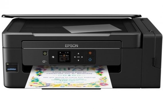 изображение МФУ Epson L3070 с СНПЧ и чернилами Lucky Print