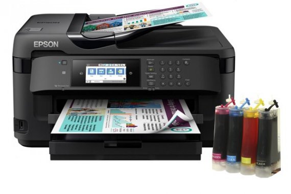 фото Epson WF-7710DWF с СНПЧ Standart изображение МФУ Epson WorkForce WF-7710DWF с СНПЧ