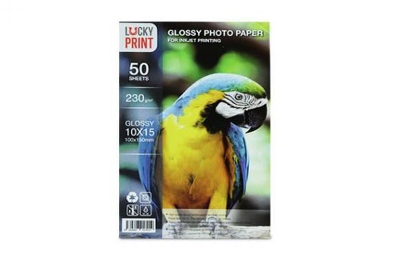 изображение Глянцевая фотобумага Lucky Print (10*15, 230г.), 50 листов - Комплект 3+1