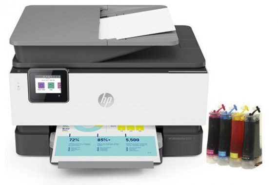 фото HP OfficeJet Pro 9010 изображение МФУ HP OfficeJet Pro 9010 с СНПЧ