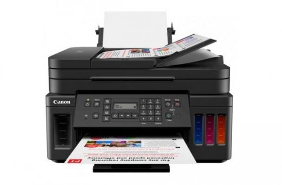 изображение МФУ Canon PIXMA G7040 с СНПЧ и чернилами Lucky Print