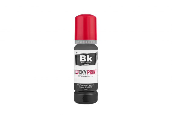 изображение Светостойкие чернила Lucky Print для Epson серии L Black 70 ml