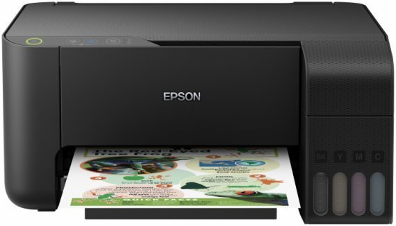 изображение МФУ Epson L3100 с СНПЧ и светостойкими чернилами Lucky Print